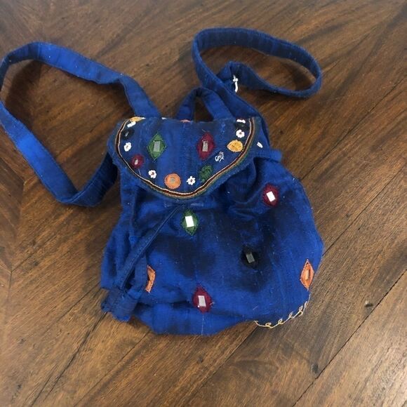Miniature vintage boho backpack  - Picture 1 of 4